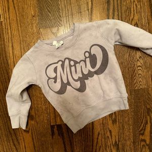 Mini sweatshirt